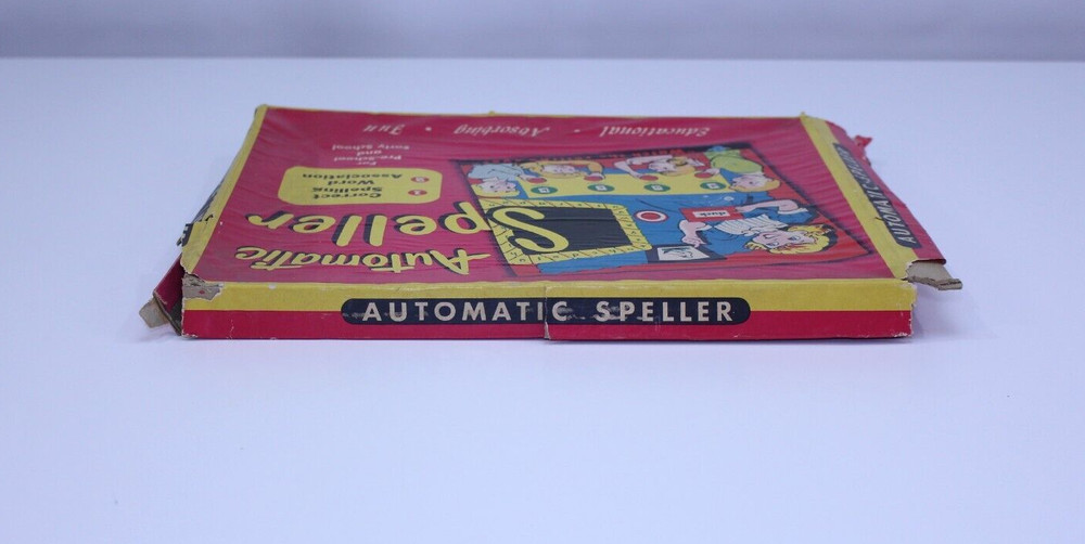 VTG 1950's Automatic Speller Game Educational Fun Pre-K Kindergarten Complete
