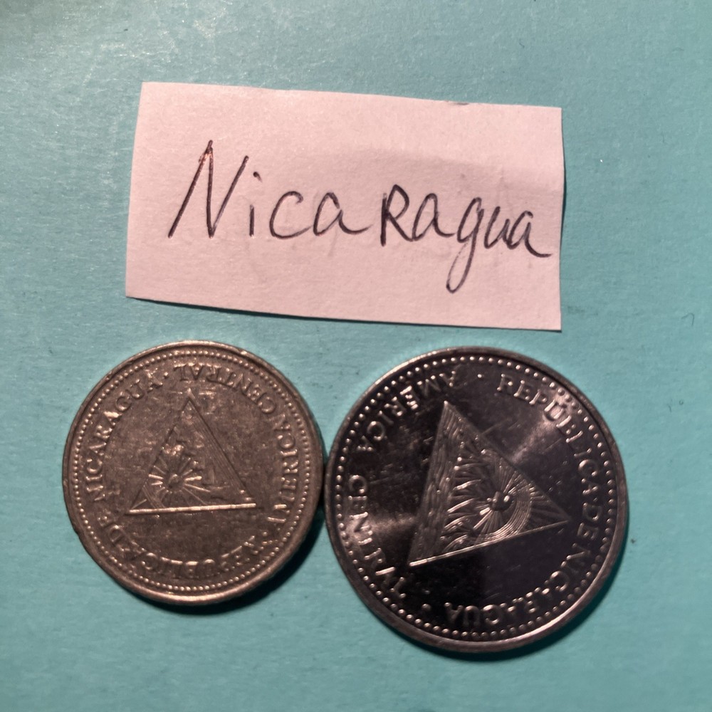 Nicaragua coins.
