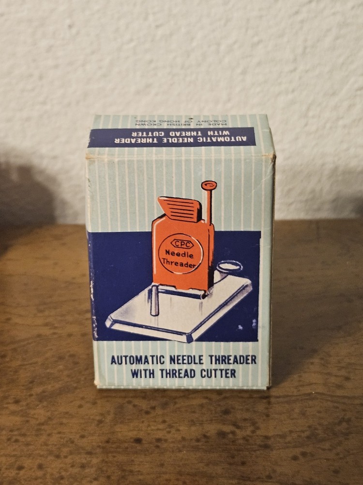 Automatic Needle Threader W/Thread Cutter CPC Vintage Original Box W/Instruction