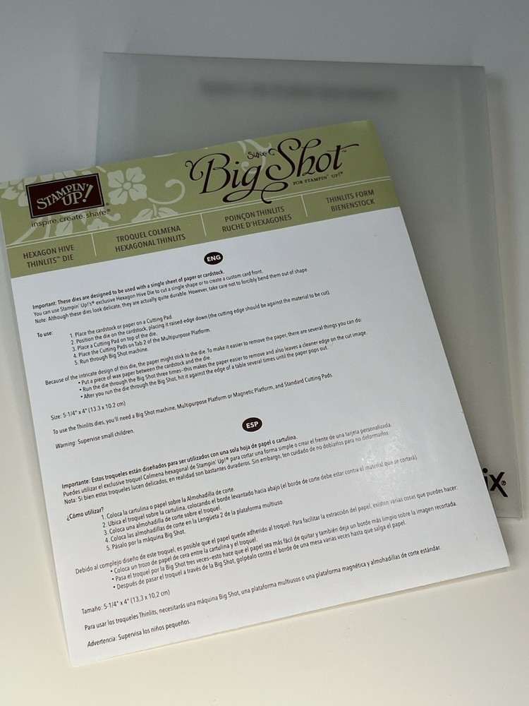 Stampin’ Up! Hexagon Hive Thinlits Die 132965