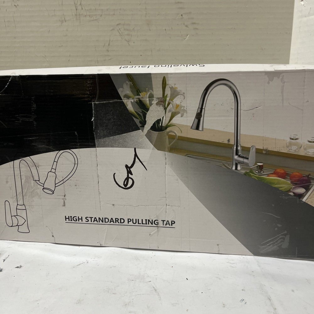 Kitchen Sink Swivel High Standard Pulling Tap