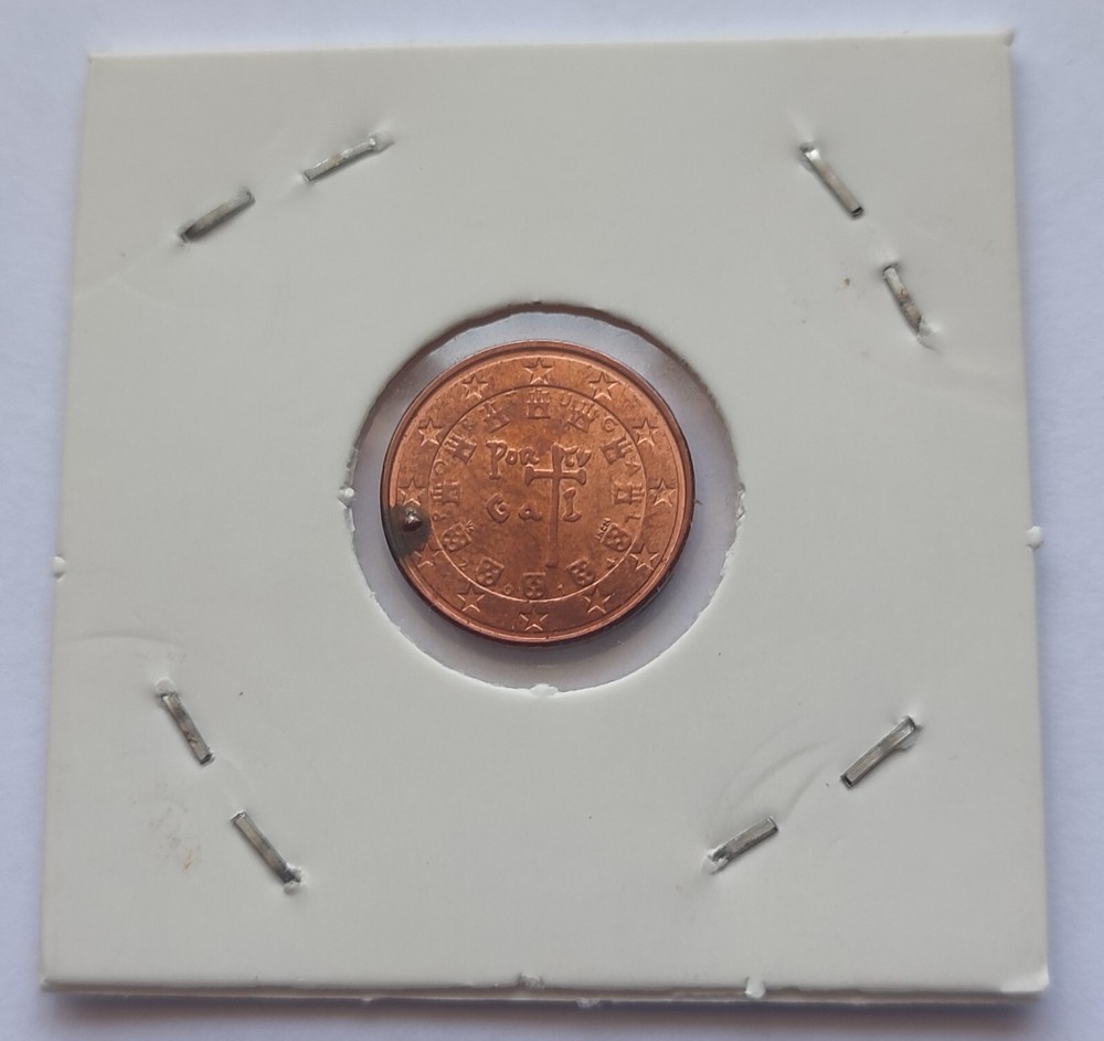 Coin Portugal 1 Cent Errors 2014