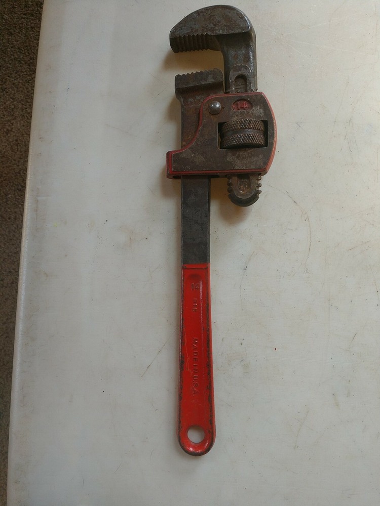 Vintage 14-in Adjustable Pipe Monkey Wrench