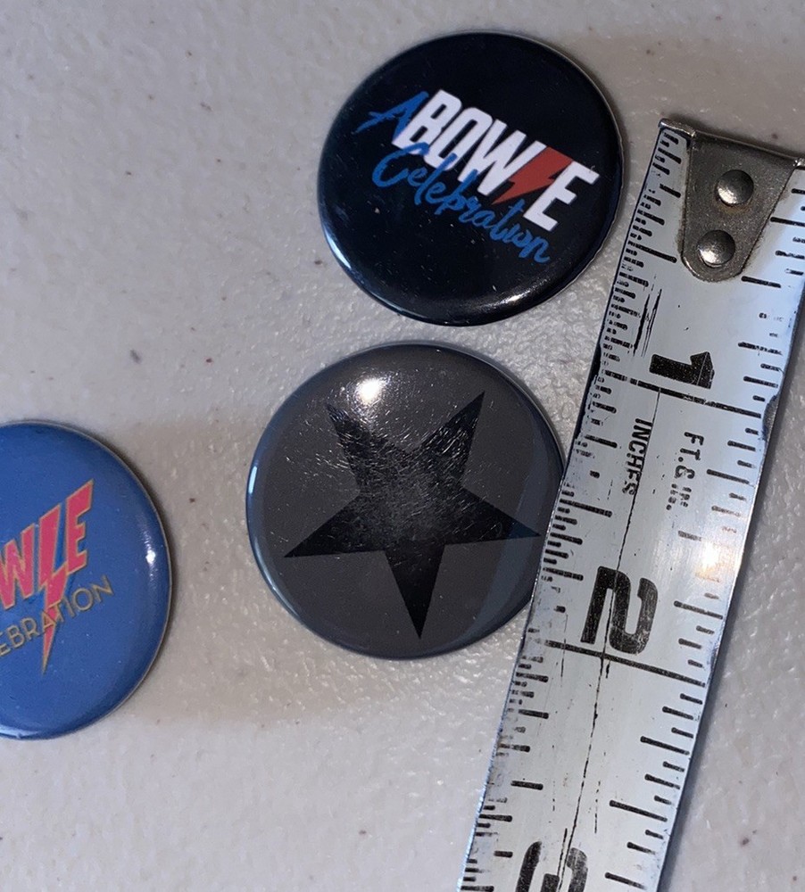 4 David Bowie A Bowie Celebration pin