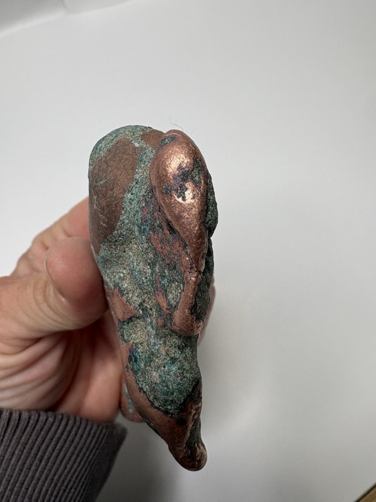 Pure Solid Native Michigan Float Copper Mineral Display Specimen Upper Peninsula