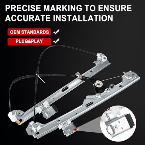 Front Left Power Window Regulator Assembly Without Front Left Without Motor