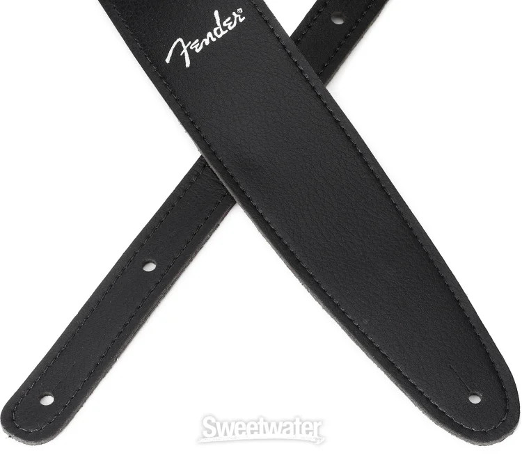 Fender Vegan Leather Guitar Strap - Black