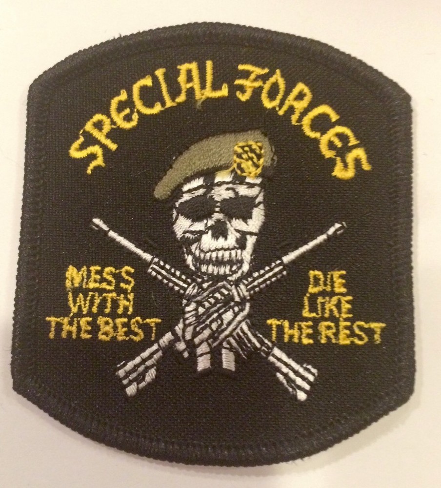 NEW- U.S. SPECIAL FORCES  - IRON ON PATCH NICE!  3"x3" NICE!
