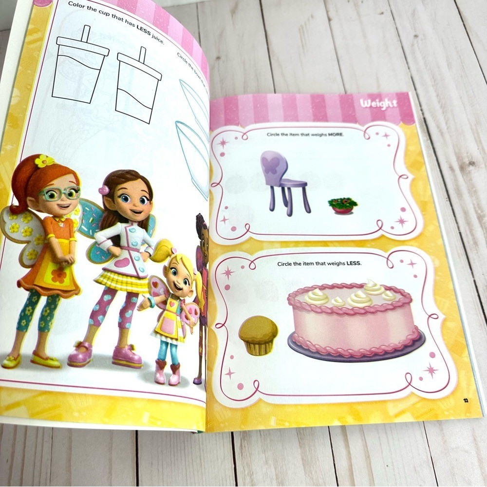 Bundle of 2 Kids Pre-K Learning Workbooks Math Basic Concepts & ABC Dot-To-Dots