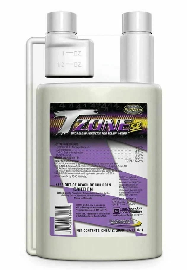 T-Zone SE Broadleaf Herbicide - Quart (32 oz)