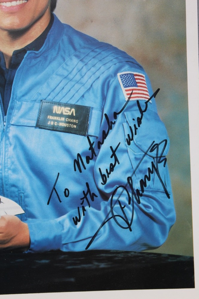 Astronaut Autograph - Space - Shuttle - FRANKLIN F. CHANG - Signed Inscribed