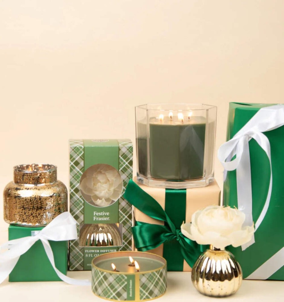 Festive Frasier Holiday Flower Diffuser
