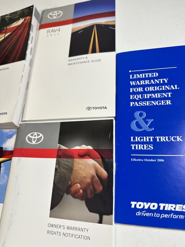 Toyota RAV4 Owner's Manual Set 2011