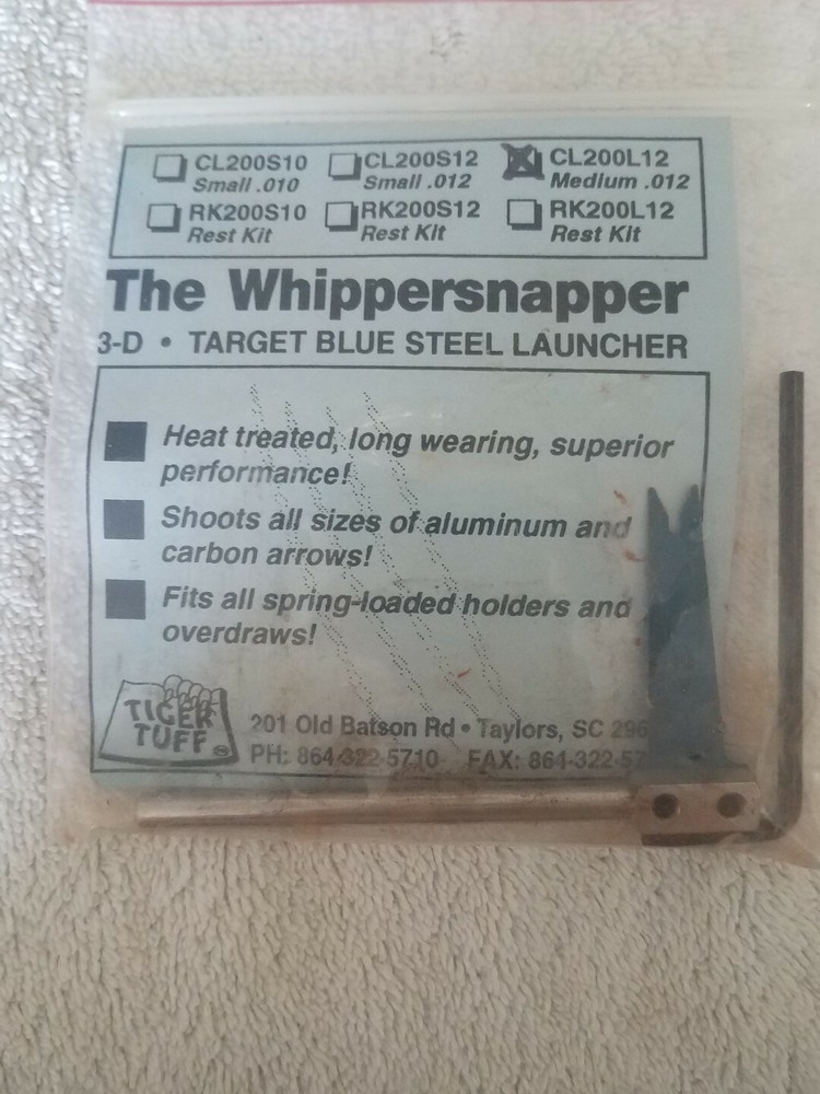 The Whippersnapper 3-D Target Blue Steel Launcher