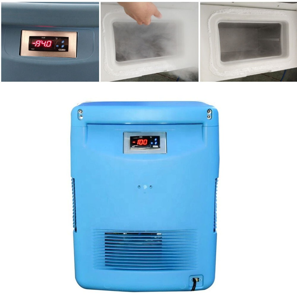Portable Ultra Low Temperature Freezer Samples Storage Refrigerator Lab -86° 20L