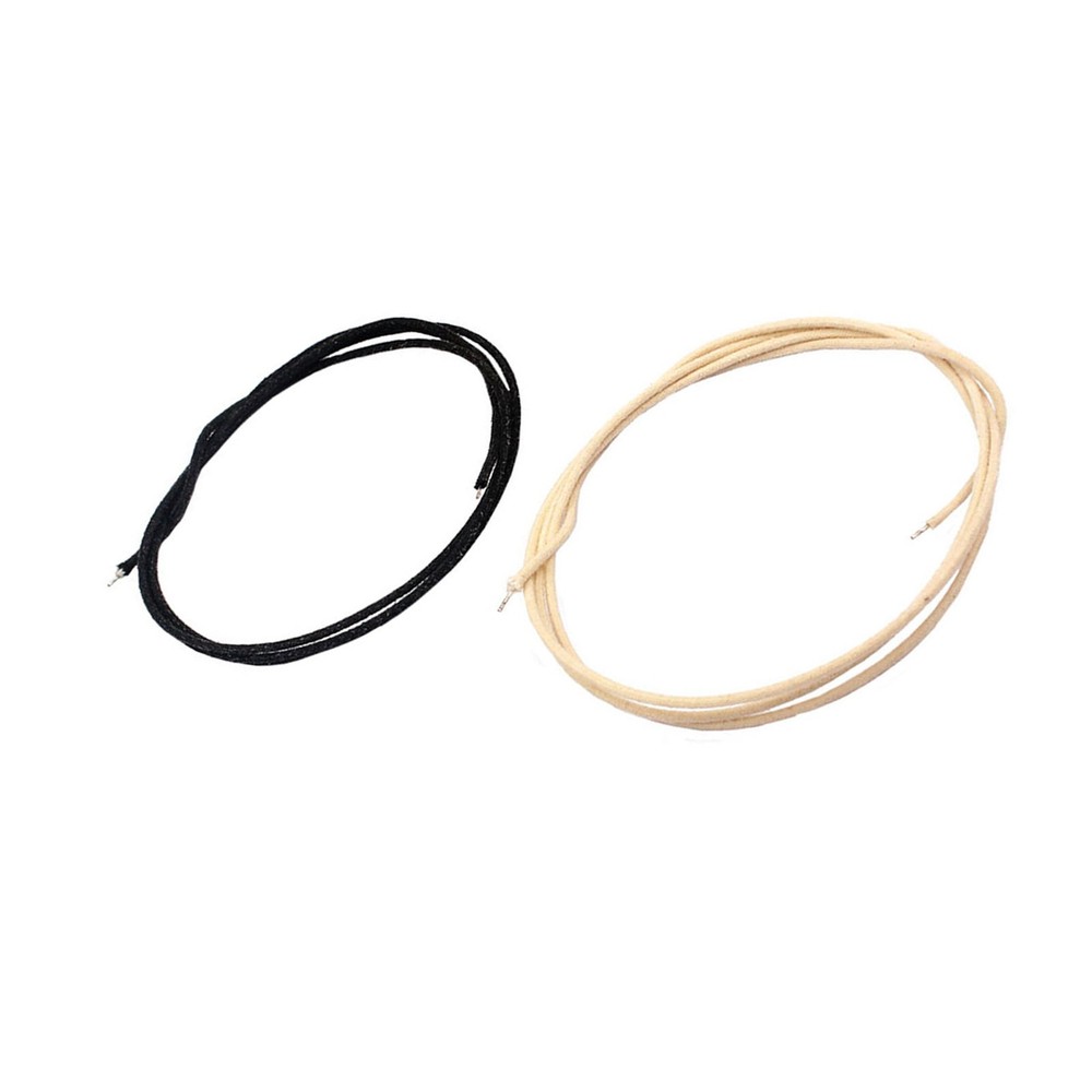 Black And White Single-core Copper Wire 1 Meter 2 Sets GU403
