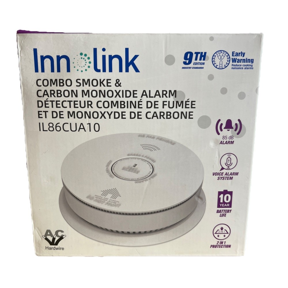 Innolink Hardwired Interconnected Smoke and Carbon Monoxide Detector