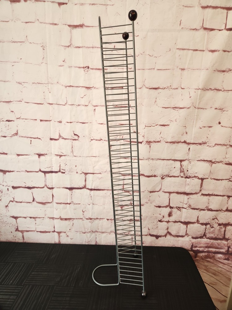 Wire DVD Tower Storage Rack Holds 45 DVDs 38” Tall
