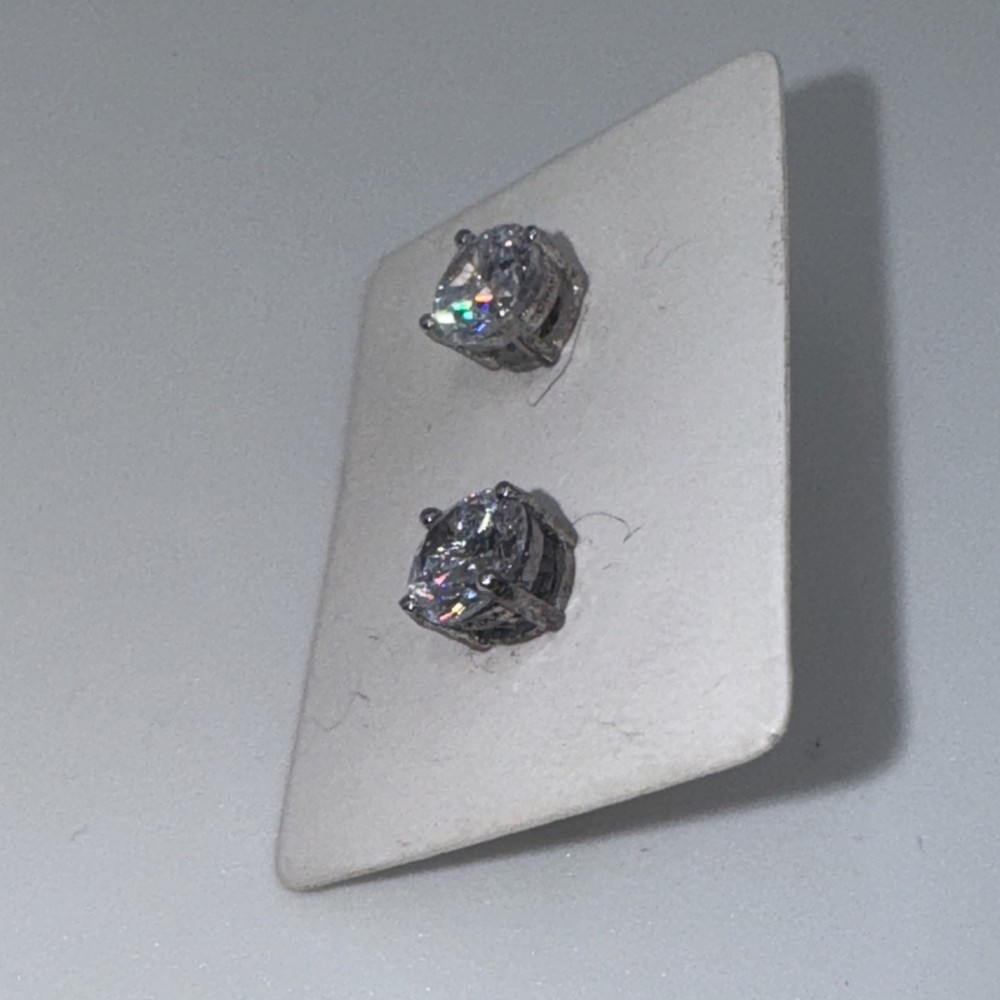 Sterling And Cz Studs