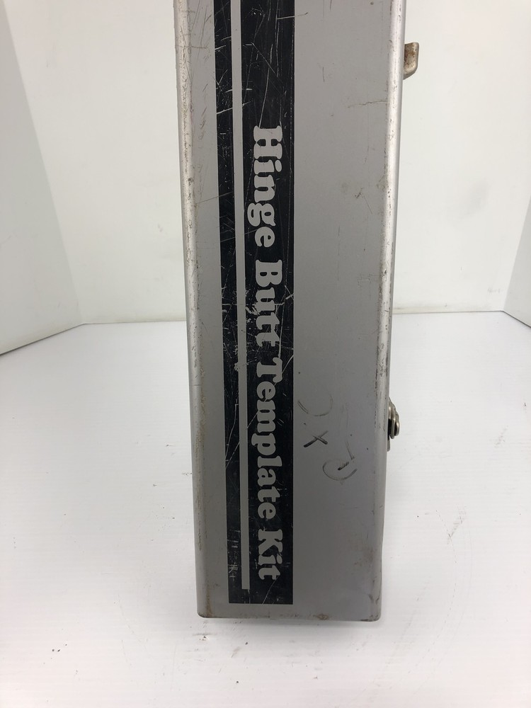 Porter Cable Professional Power Tools "Hinge Butt Template Kit" Metal Tool Box