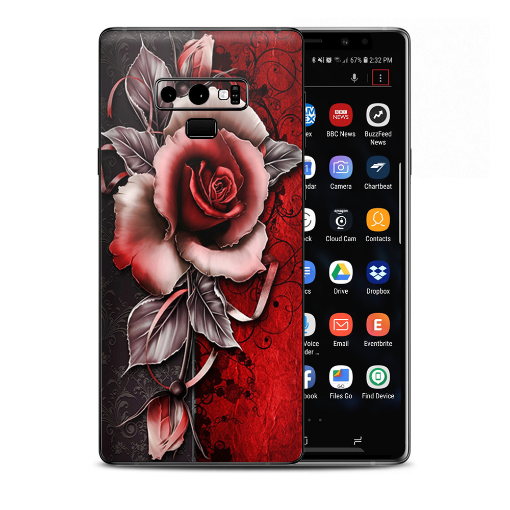 Skins Decal Wrap for Samsung Note 9 - Beautful Rose Design