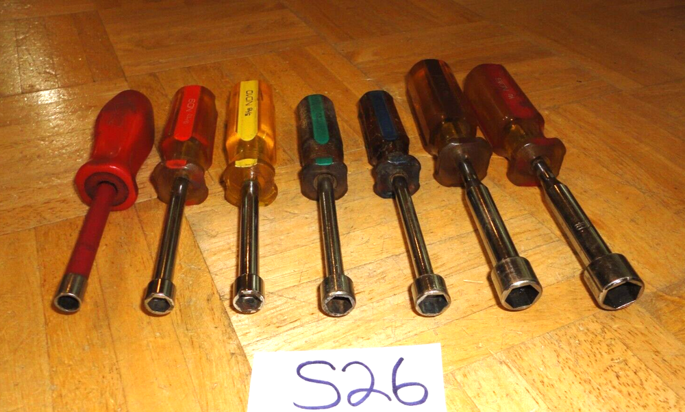 MATCO TOOLS 7 PIECE SAE. NUT DRIVER SET 1/4 TO 1/2