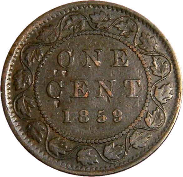 Canada 1859 One Cent (02002)