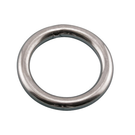 STAINLESS ROUND RING, RIGGING RING 1/4" x 1-1/4" (S0139-0630)