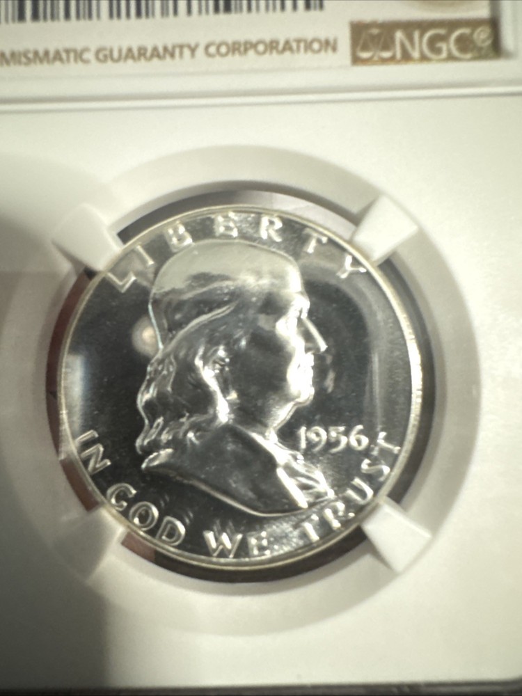 1956 Type 2 Silver Franklin Half Dollar (NGC PF 69)