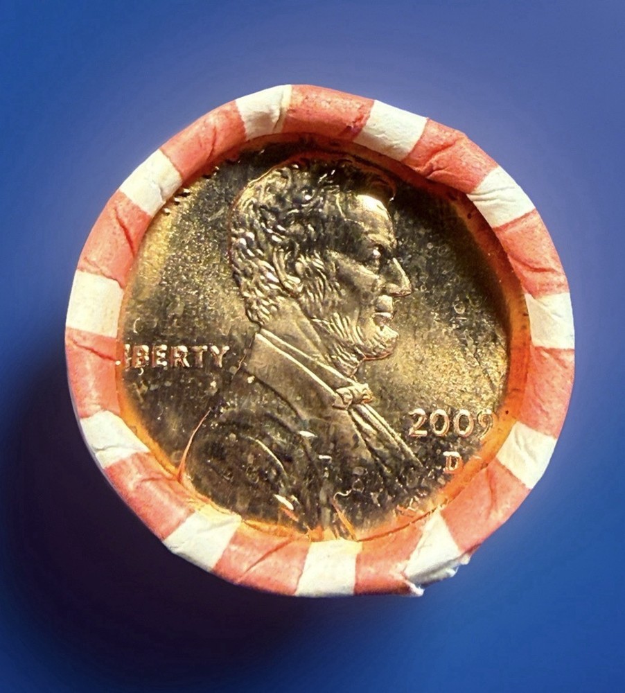 2009-D Lincoln Cent Roll Bicentennial. Profesional, LP-3 BU, OBW Rolls