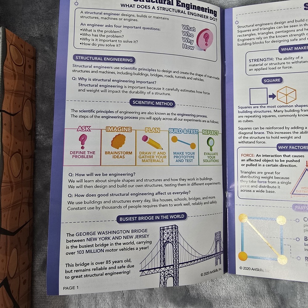 ARTSKILLS Epic Lab Make & Break Tester STEM Structural Engineering Kit New