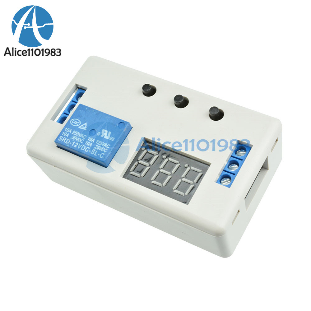 DC 12V LED Display Home Automation Delay Timer Control Switch Relay Module