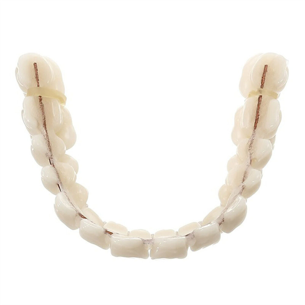 1pc Smile Teeth Upper＆Bottom Set False Teeth Denture Veneers Dental Tooth Cover