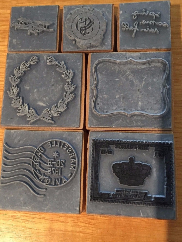 Vintage 7 Piece STAMP SET -Unused