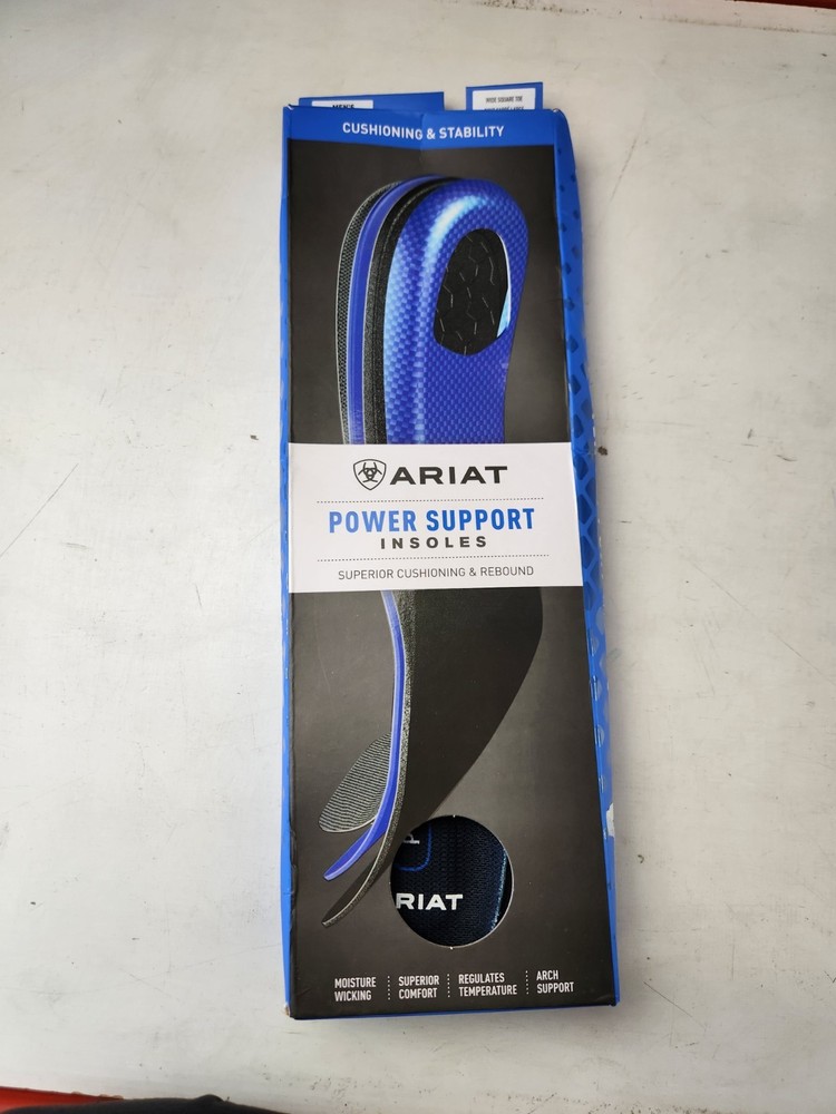 Ariat Men’s Power Support Insoles, Size 9 US