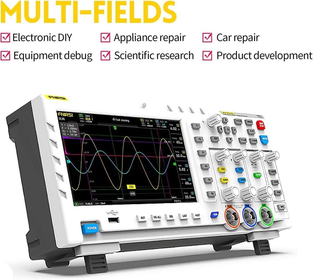 Real-Time Sampling Oscilloscope, 100MHz Bandwidth, Cursor Measurement Function