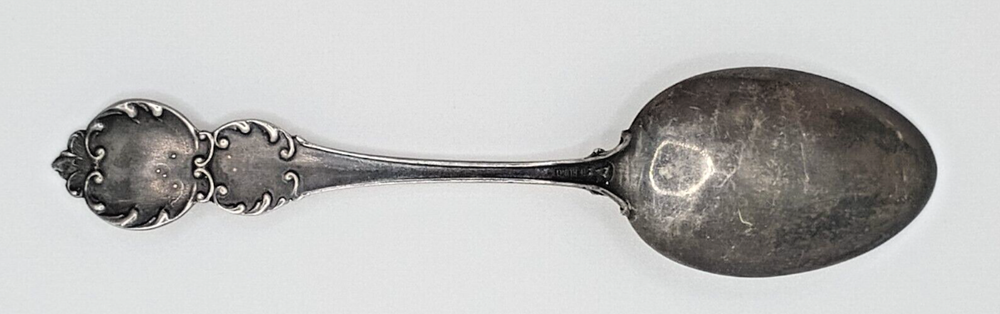 STERLING SILVER SOUVENIR SPOON OKLAHOMA 46TH STATE