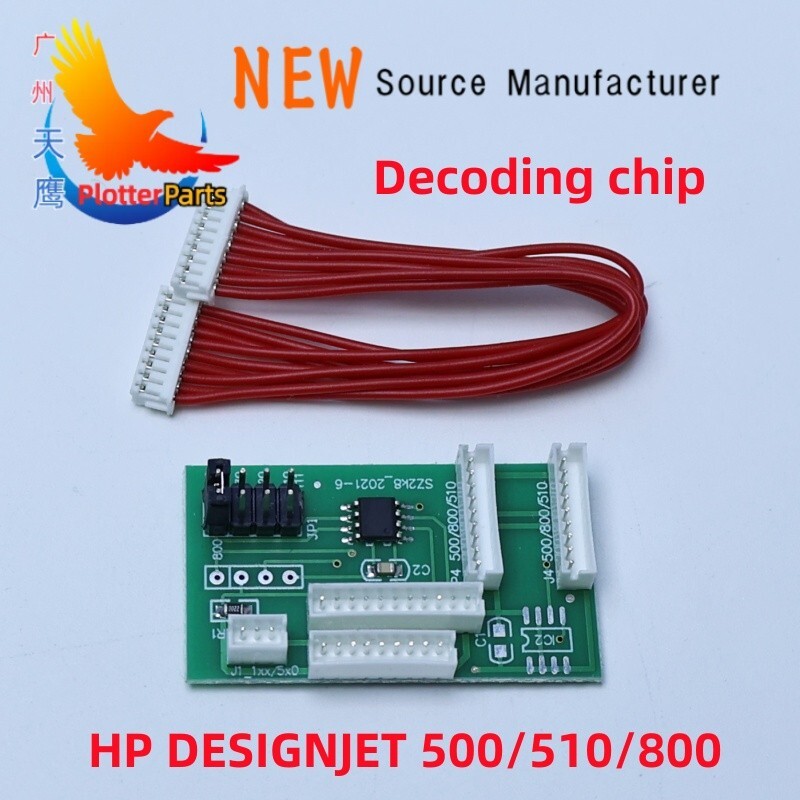 Chip Decoder Decryption Card for HP DesignJet 100 111 120 130 500 510 800 800PS