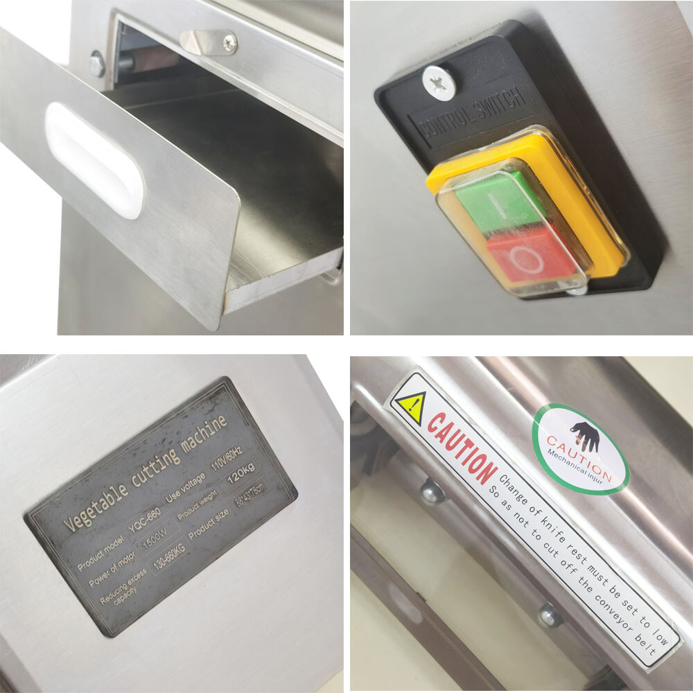 1500W Multi-function Vegetable Fruit Chopper Slicer Cutter Dicing/ Silk Machine