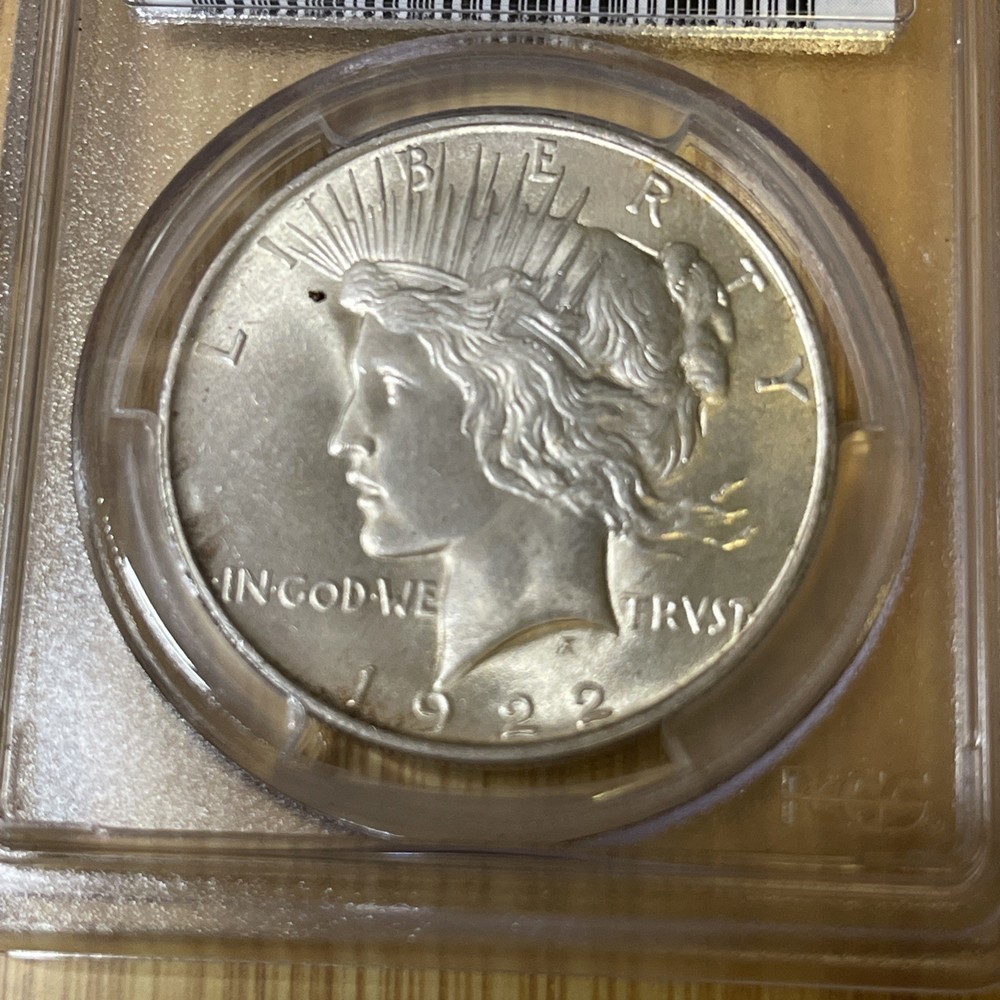 1922 Peace Silver Dollar, MS63 PCGS