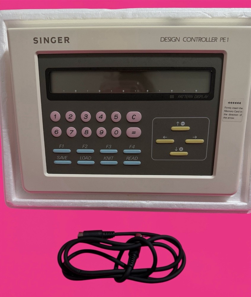 Singer Design Controller PE1 Knitting Machine With Cable
