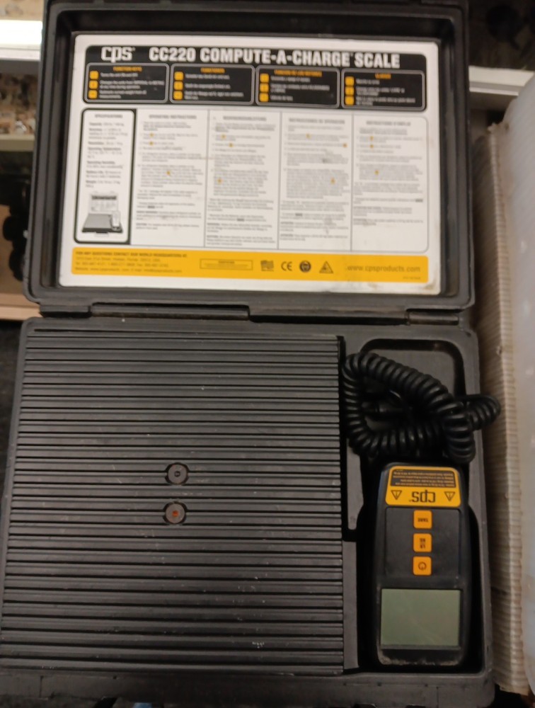 CPS Compute-a-charge Refrigerant Charging Scale