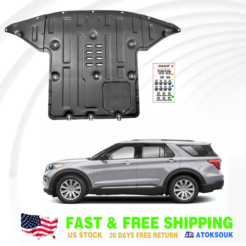 Thick Engine Splash Shield For Ford EXPLORER 2020-2024 Front Engine Guard Hard