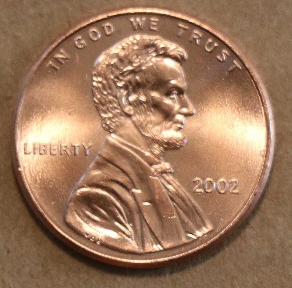 2002 Lincoln Memorial cent BU