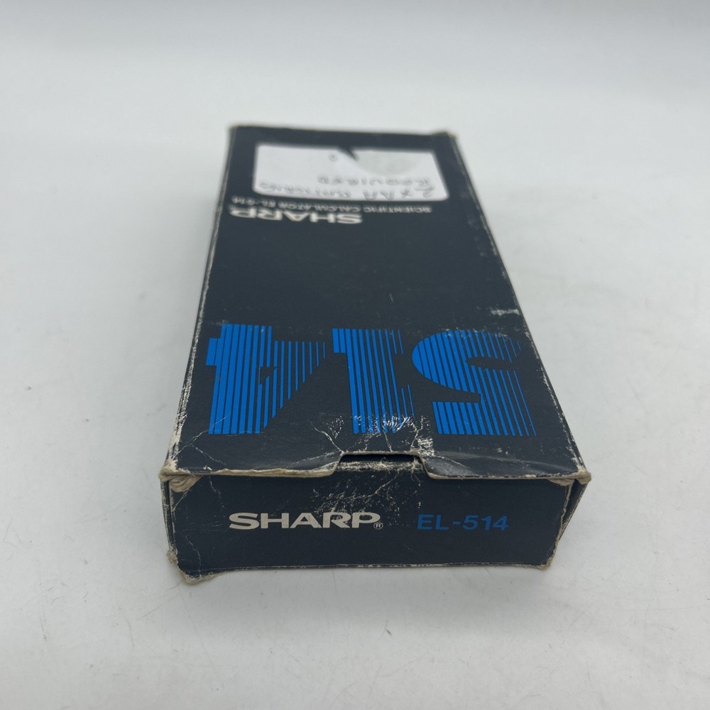 Sharp Vintage Scientific Calculator EL-514 In Box W/Manual Working