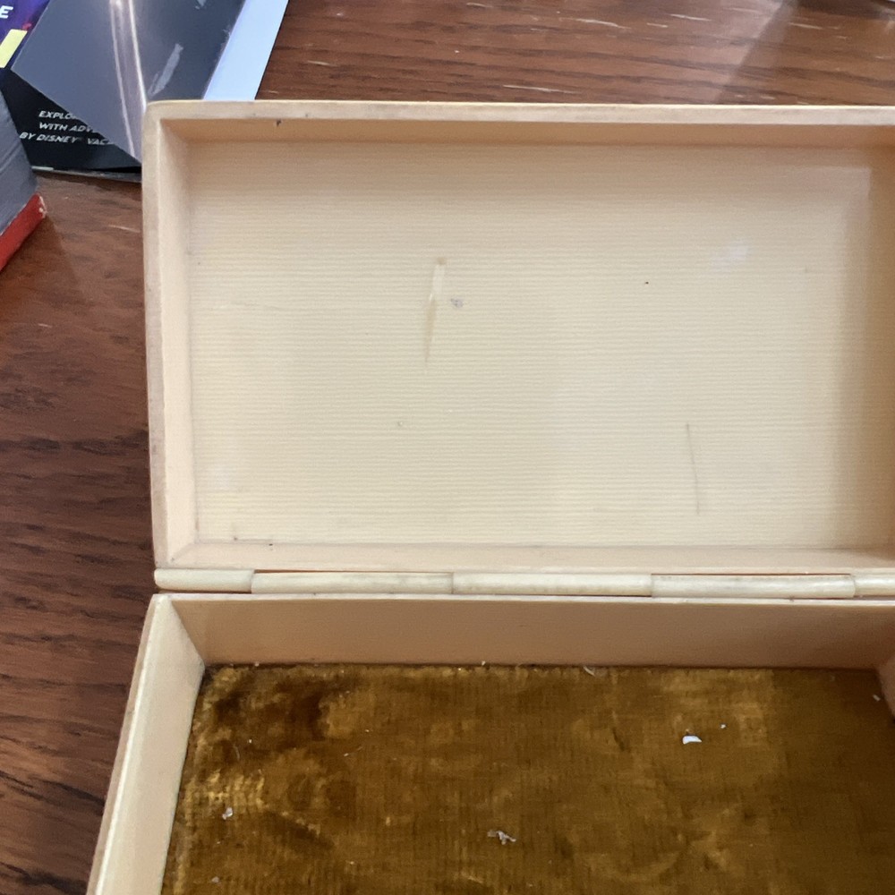 Vintage Celluloid Gillette Razor Box Holder