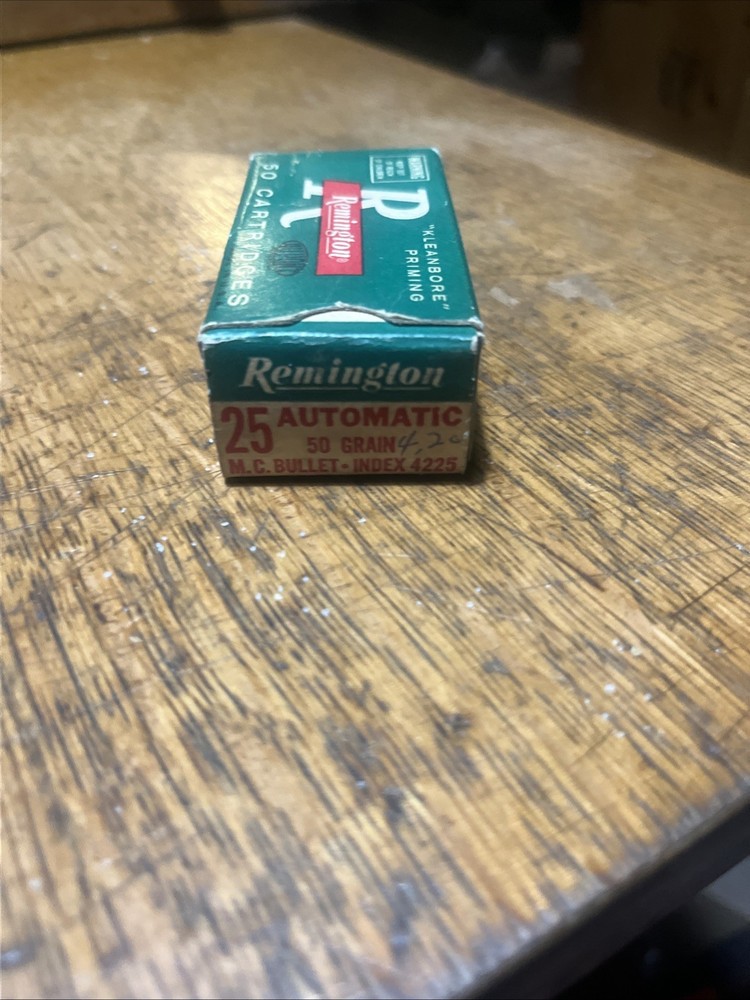 REMINGTON 25 AUTOMATIC EMPTY AMMO BOX