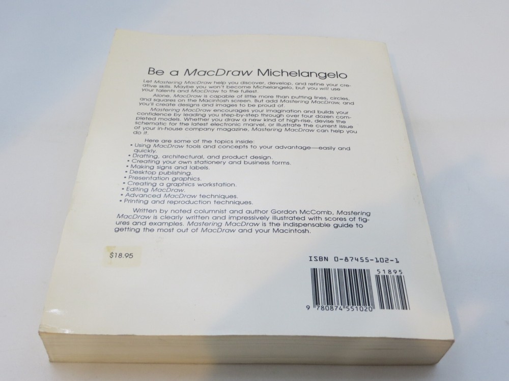MASTERING MACDRAW An Illustrated Guide to Advanced MacDraw Techniques 1987