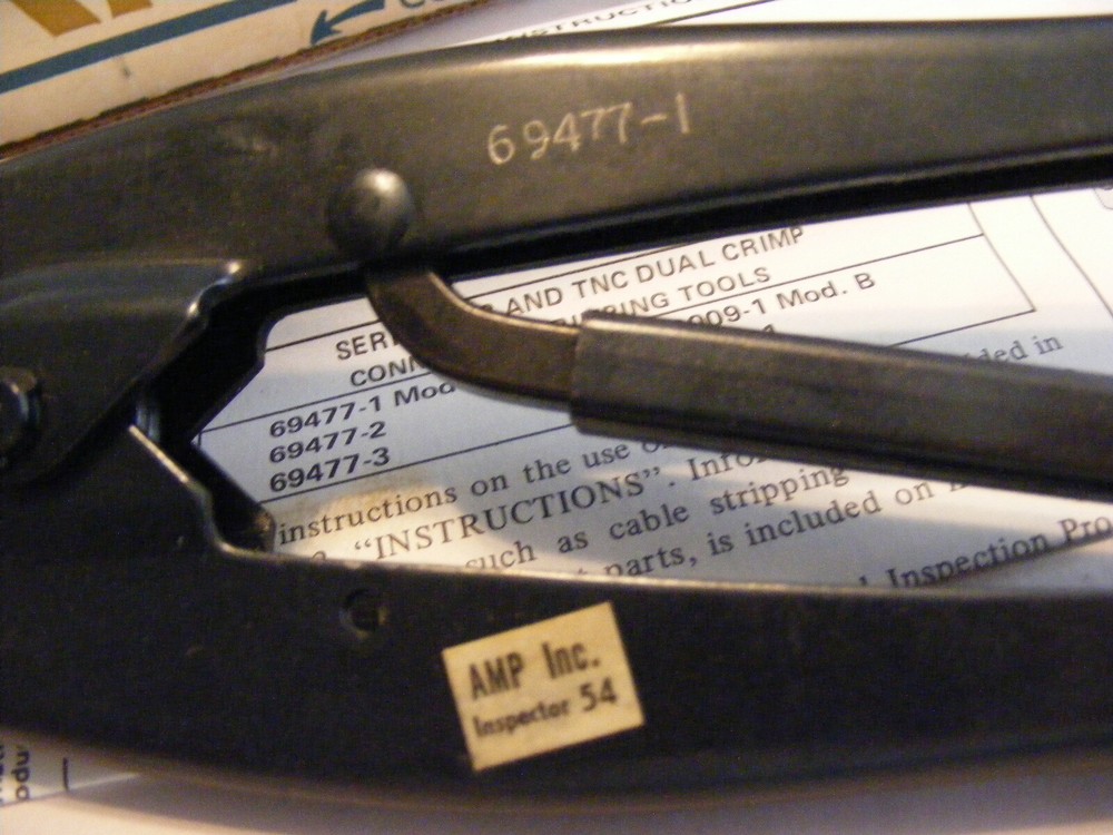 AMP Hand Crimp Tool 69477-1 MOD - D (C)
