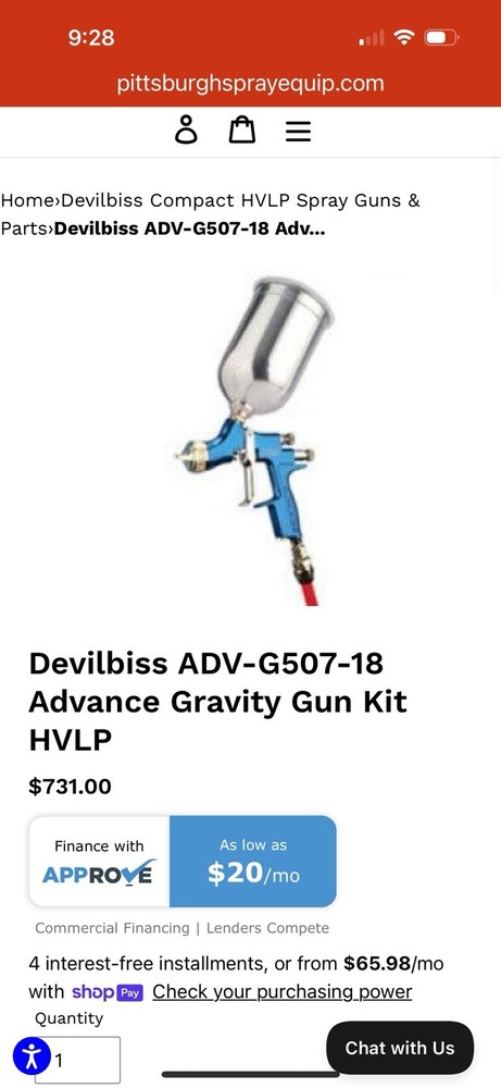 Devilbiss Compact Spray Gun